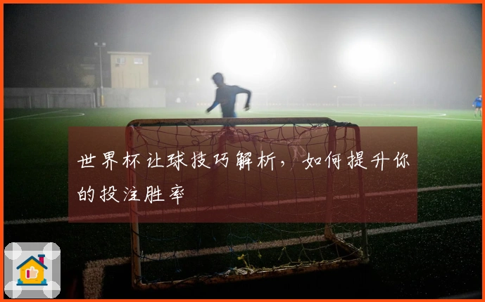 世界杯让球技巧解析，如何提升你的投注胜率